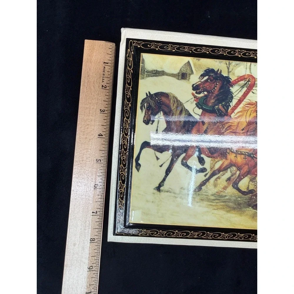 Vintage Christmas Sleigh Photo Album Horses Sleigh Bells 196 Photos Granny Core